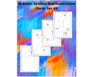 Number Symbol Representation Cards Set A9