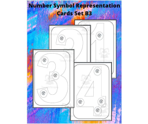 Number Symbol Representation Cards Set B3