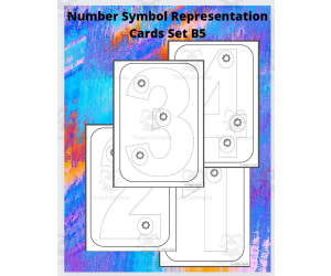Number Symbol Representation Cards Set B5