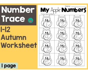 Number Trace 1-12