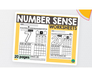 Numbers 1-20 Worksheets