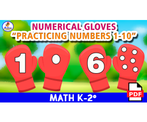 NUMBERS 1 TO 10 - THE NUMERICAL GLOVES - Math Game