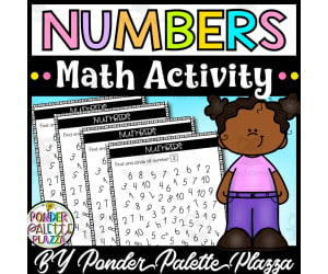Numbers Activity - Finding Numbers 1 - 10: The Great Number Hunt