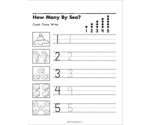 Numbers and Sets Printable Workbook