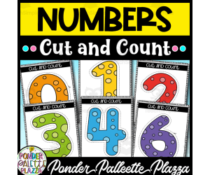 Numbers Cut and Count - Numbers Posters