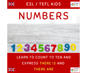 Numbers ESL Lesson Plan For Kids and Early Learners