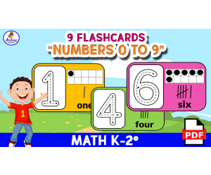 NUMBERS FLASHCARDS - Numbers 1 to 9