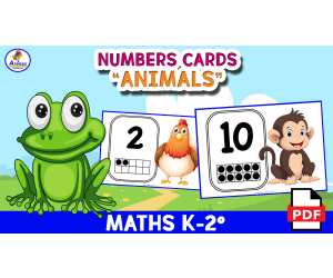 NUMBERS FRAMES 1 TO 10 - Animals Theme