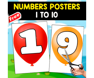 NUMBERS POSTERS | NUMBERS 1 TO 10