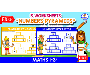 NUMBERS PYRAMIDS WITH ADDITION UP TO 20 | 20 Exercises