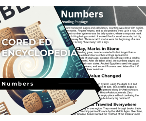 Numbers Reading Comprehension Passage - Cored Ed Encyclopedia