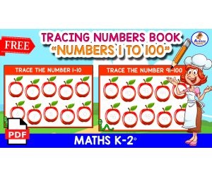 NUMBERS TRACING MINIBOOK | Tracing Numbers 1 to 100