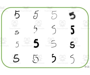 Numbers Visual Generalisation | Math Activity Cards #5