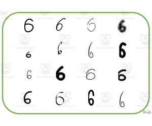 Numbers Visual Generalisation | Math Activity Cards #6