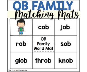 OB Words Matching Mats
