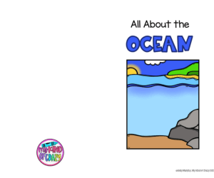 Oceans Adapted Book, Printable, Color and BW, Special Ed