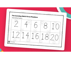 Odd and Even Numbers – Tracing & Sorting Set