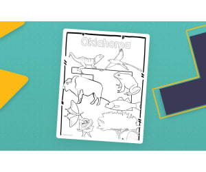 Oklahoma State Symbols Clip Art