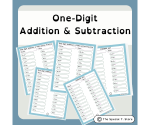 One-Digit Addition and Subtraction Practice