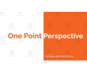 One Point Perspective Art Lesson