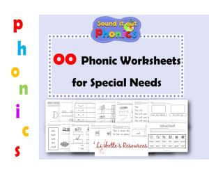 oo Phonic Worksheets for Early Years/Intervention