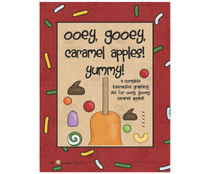 Ooey, Gooey Caramel Apples Activity | Interactive Graphing Set