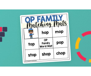 OP Words Matching Mats