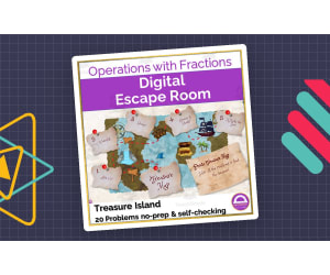 Operations with Fractions | Treasure Island Escape Room