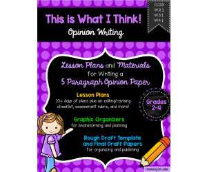 Opinion Writing Packet