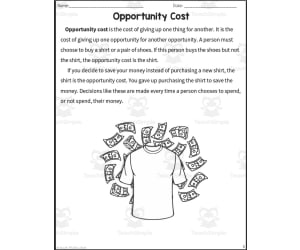 Opportunity Costs Reading Packet