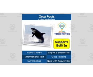 Orca Facts | Interactive Science Lesson | Micro-Learning Deck