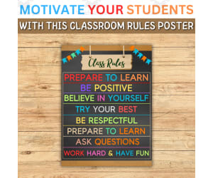 Order and Productivity in the Classroom Rules and Expectations Posters