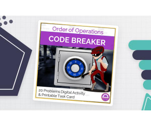 Order of Operations | Digital Escape Room Code Breaker