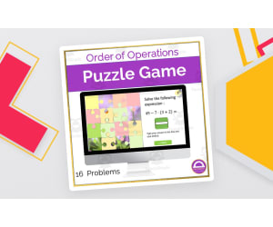 Order of Operations Mystery Picture Math Digital Activity