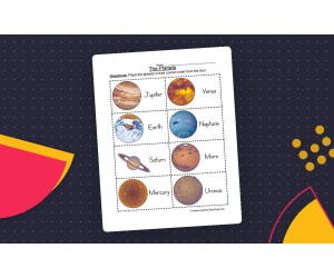 Ordering Planets Worksheet