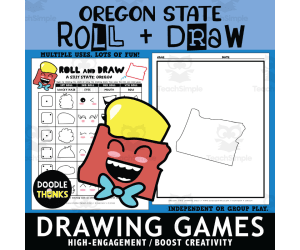Oregon Roll and Draw Interactive Dice Game | Creative State Activity