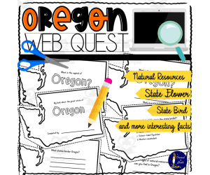 Oregon WebQuest Printable Book