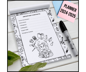 Organize & Excel: 2023-2024 Teacher Planner & More