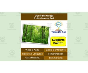 Out of the Woods | Figurative Language Activity | Micro-Learning Deck