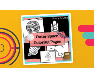Outer Space Coloring Pages