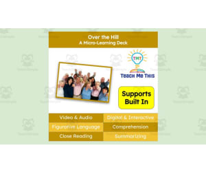 Over the Hill | Figurative Language Activity | Micro-Learning Deck