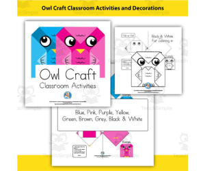 Owl Craft Classroom Activity