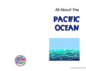 Pacific Ocean Adapted Book, Printable, Color and BW, Special Ed