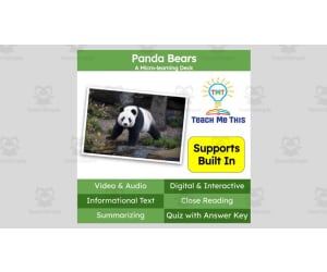 Panda Bears | Interactive Science Lesson | Micro-Learning Deck