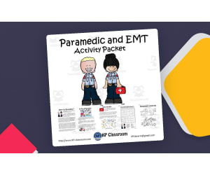 Paramedic and EMT No Prep Activity Packet and Worksheets