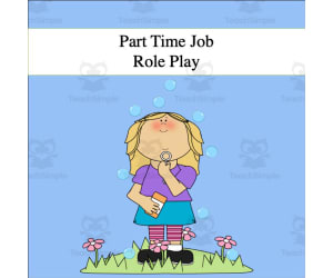 Part Time Job Role Play Activity