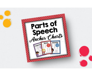 Parts of Speech Anchor Charts