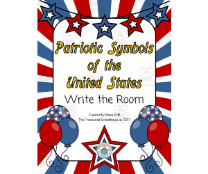 Patriotic Symbols Write the Room