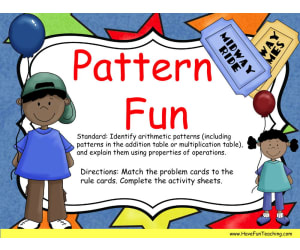 Pattern Fun Arithmetic Activity