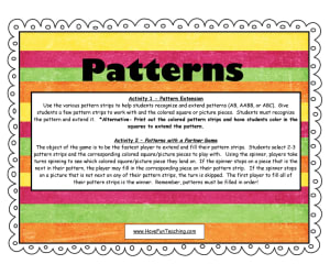 Patterns Activity